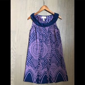 Patterned Dress with Matching Slip